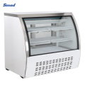 Smad Black Delie Case Restaurant Meat Counter Display Deli Chiller Refrigerator